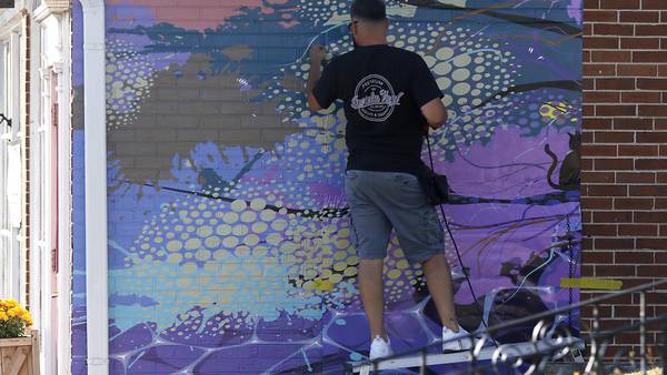 Photos: New murals bring art, color to downtown McHenry