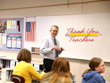 Jim Cook marks nearly 30 years of 7th grade social studies in Geneva 