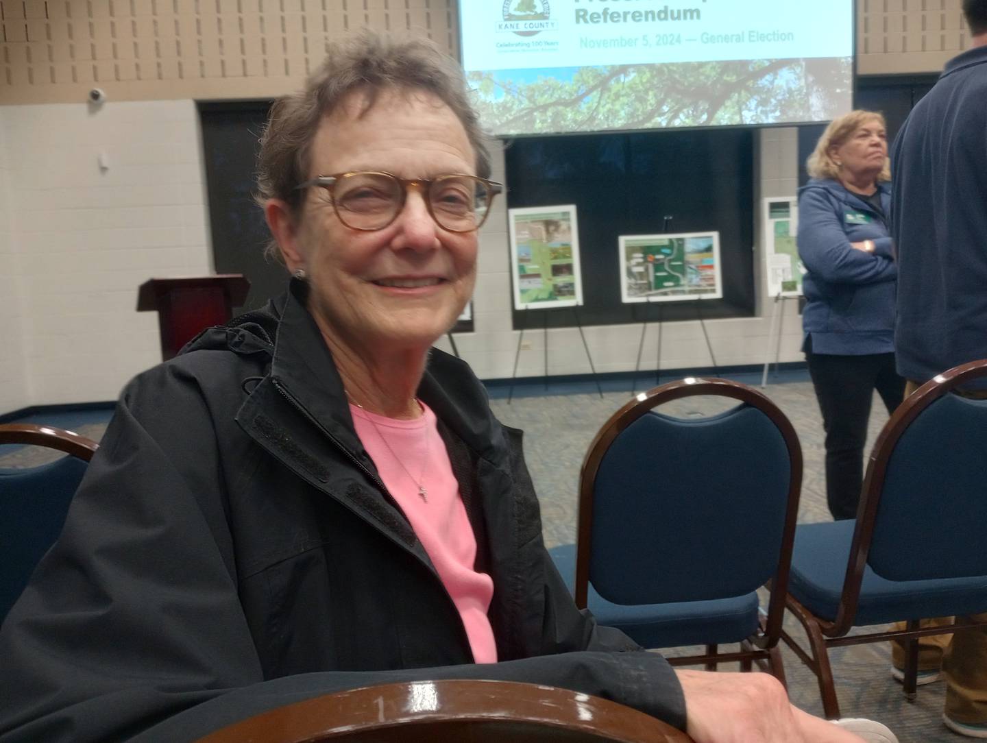 Karen Haas of Elburn serves on the pro-referendum committee, Kane Neighbors for Open Space, Clean Water and Clean Air, hoping to persuade voters to support the district's mission to preserve open space, restore natural areas.