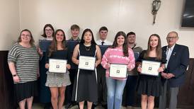 Oglesby Elks honor students at annual awards banquet