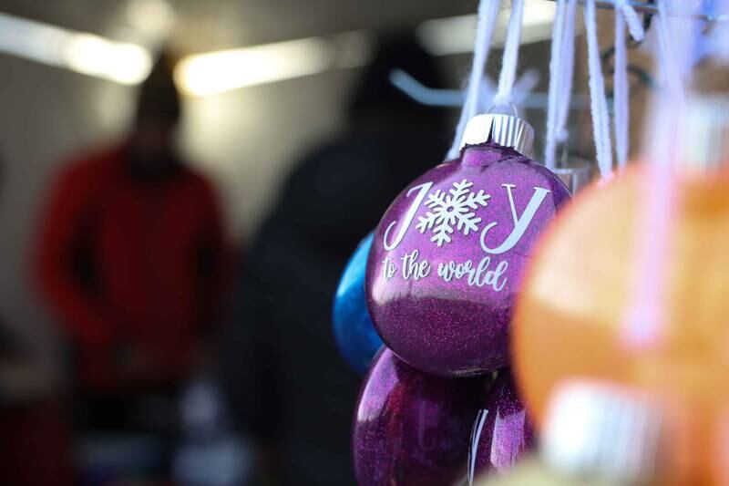 Vendors sell a variety of items including holiday ornaments at the Shorewood Holiday Market on Saturday, Dec. 7, 2024.