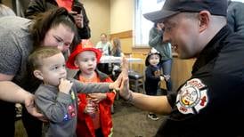 Photos: Read & Eat Fries With a Firefighter