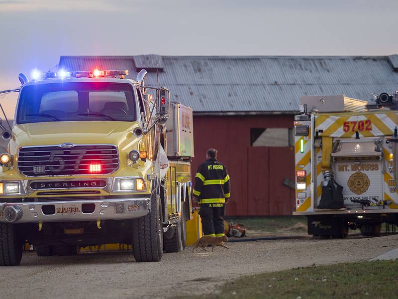 Polo shed catches fire Monday afternoon
