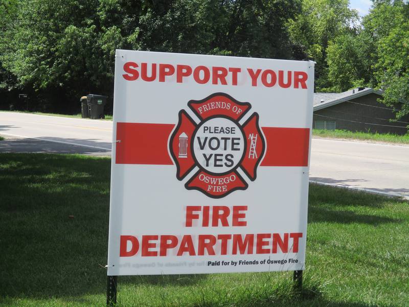The Oswego Fire Protection District's tax referendum question failed by one vote. (Mark Foster -- mfoster@shawmedia.com)