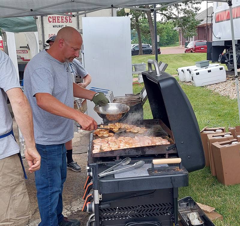Hundreds of pounds of shrimp were grilled and served Saturday, June 1, 2024, at the ShrimpFest and Brew Hullabaloo at Rotary Park in Princeton.