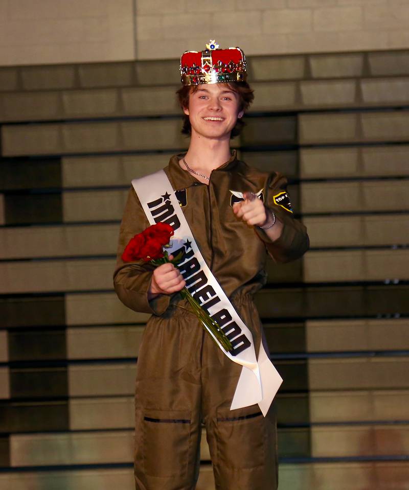 Senior Nick Johnson was crowned Mr. Kaneland 2023 on Friday, March 10, 2023 in Maple Park.