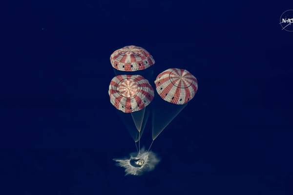 Artemis II astronauts return from moon with a splashdown to close out a record-breaking lunar voyage