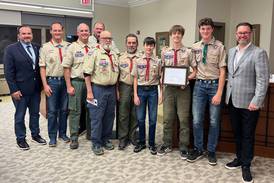 Ahead of 100-year anniversary, Scout Troop 13 presented ‘Spirit of St. Charles Award’