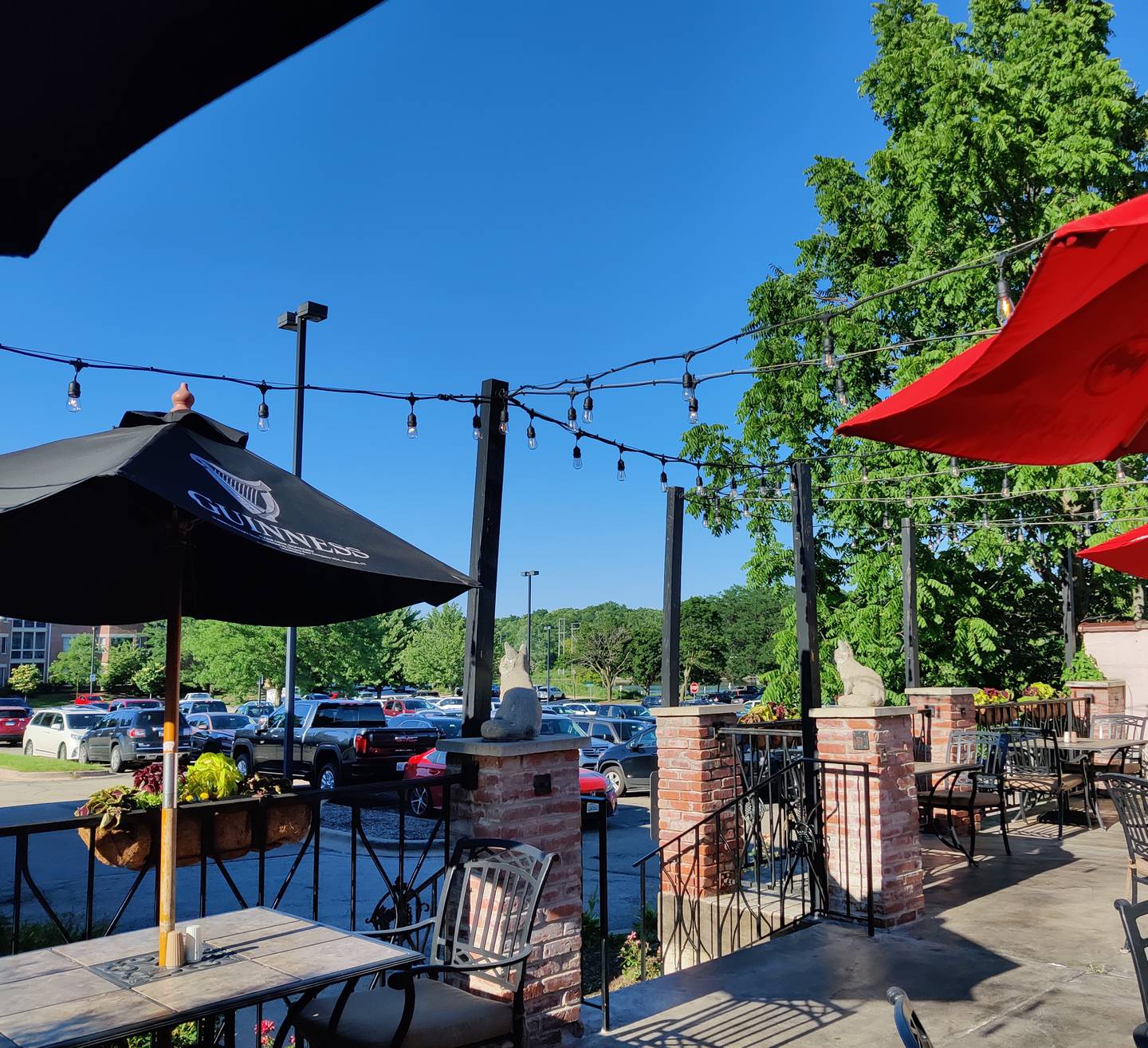 The patio at FoxFire in Geneva.