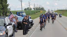 Photos: Police bike to honor fallen officers on Day 3 of Cycle Across Illinois
