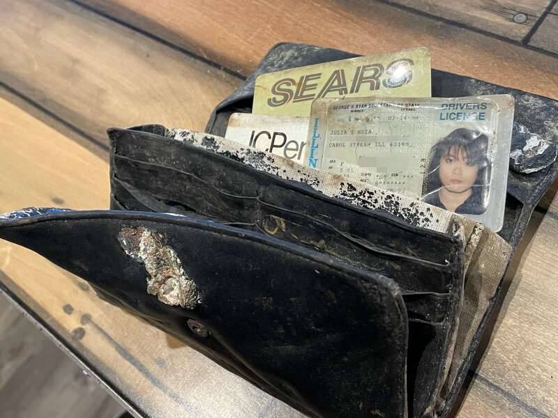 The wallet that Julia Hsia lost in 1995 was found last summer in the Salt River in Arizona.