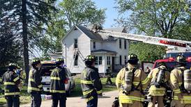 Photos: House fire breaks out on Princeton's north side