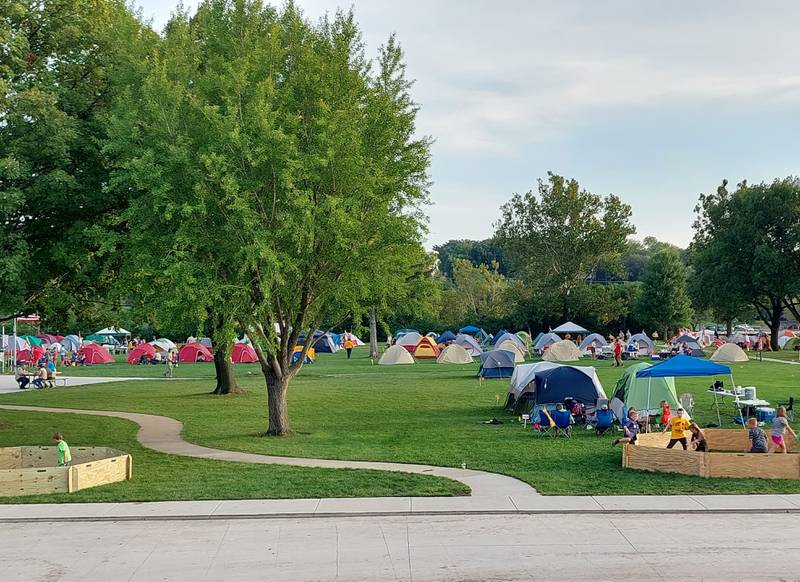 Hundreds of Scouts from across Illinois camped Friday and Saturday, Sept. 22-23, 2023, along the Ottawa riverfront.