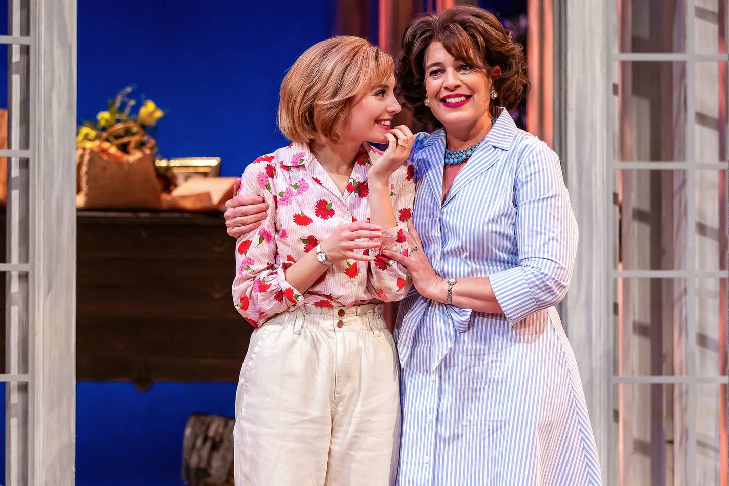 Cordelia Dewdney (from left) portrays Shelby, and Amy J. Carle her mother, M'Lynn, in "Steel Magnolias" at Drury Lane Theatre in Oakbrook Terrace.