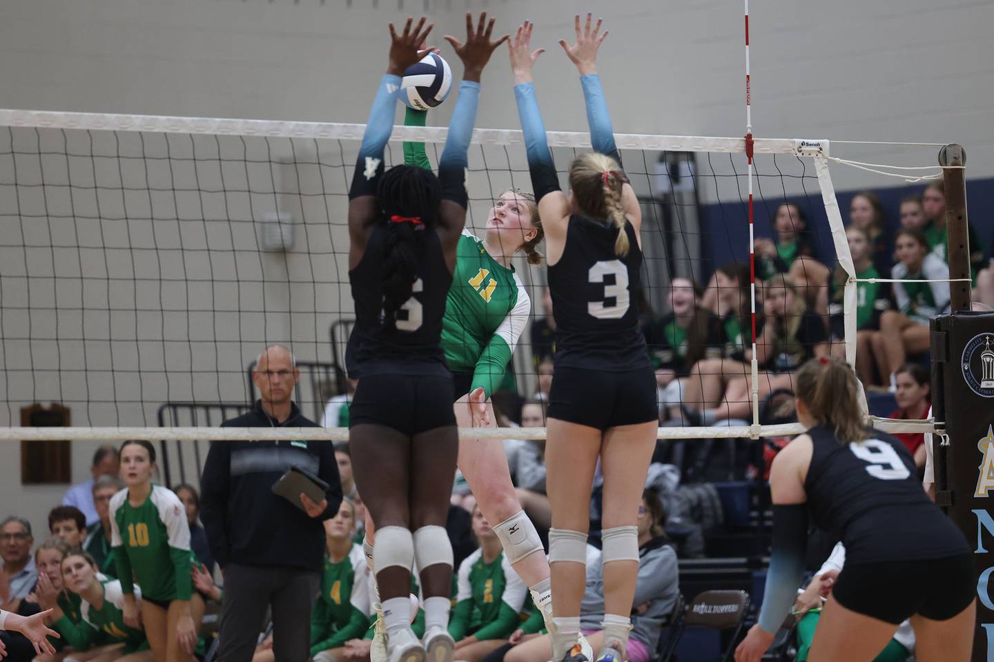 Providence’s Abbey Knight goes for the shot against Joliet Catholic on Thursday, Sept. 14, in Joliet.