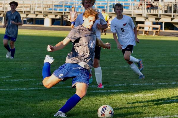Jacob Smallwood gets Princeton a head up against Stillman Valley 