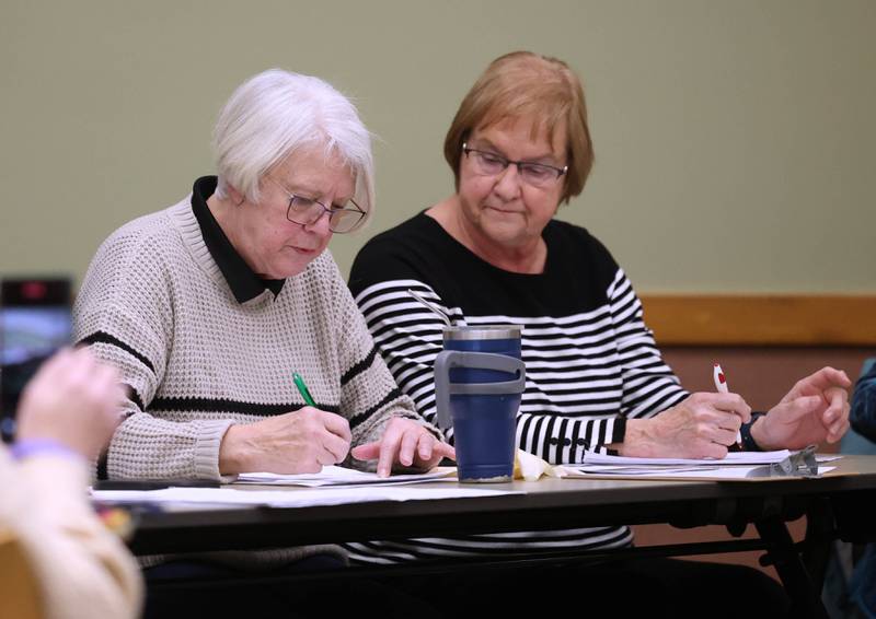 Somonauk Library board meeting Tuesday, Jan. 16, 2024, at the Somonauk Library. The visit by General Michael Thomas Flynn was revisited.