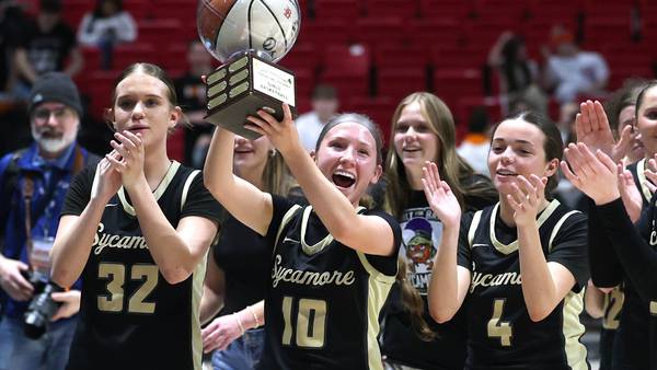 Photos: DeKalb, Sycamore girls basketball meet in FNBO Challenge at NIU