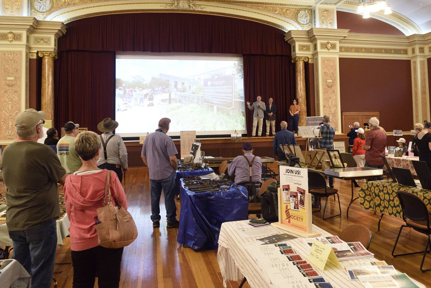 The Joseph F. Glidden Homestead and Historical Center received four awards from the Illinois Association of Museums in April 2025, in part for its Barbed Wire Weekend in September 2024 (shown), celebrating the 150th anniversary of the "The Winner" barbed wire patent.
