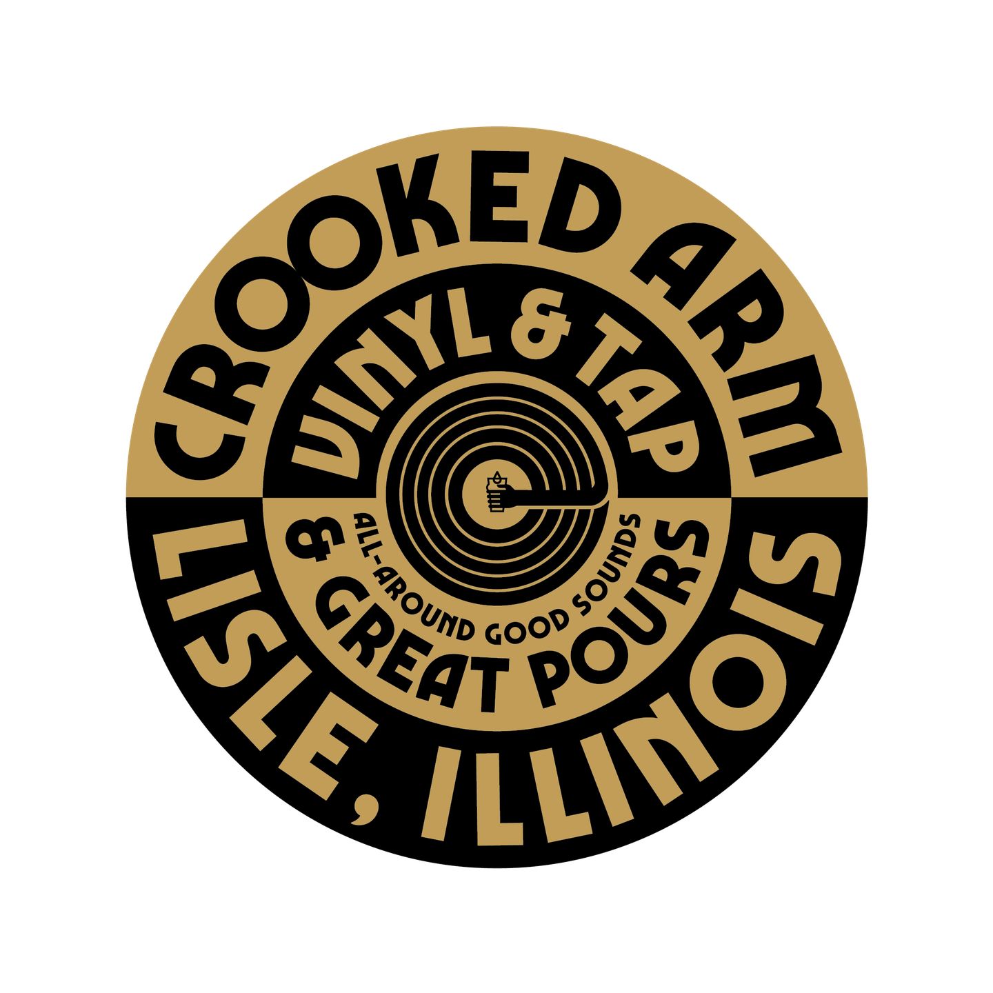 Crooked Arm Vinyl & Tap, a record store, craft beer tap room and bottle shop, is now open at 6450 College Road, in Lisle’s College Square Shopping Center.