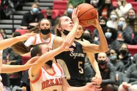 Girls basketball: Faith Feuerbach’s late layup gives Sycamore 14th straight win against DeKalb