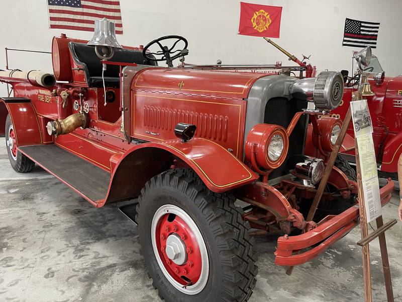 A firetruck used in Milwaukee, which was built from scratch in the fire stations shop. The Northern Illinois Fire Museum opened its doors after 20 years of looking for a home on Saturday, Aug .13, 2022, in Lake in the Hills.