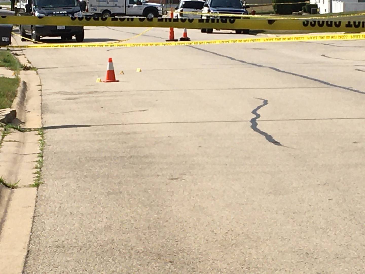 An area of Honeytree Drive in Romeoville was taped off by police on the morning of Friday, Aug. 27, 2021, for the investigation of the fatal shooting of 20-year-old Zamir Williams.