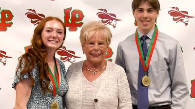Addie Duttlinger, Seth Adams win L-P’s Blow Medal/Pomatto Scholarship