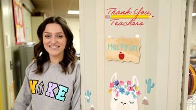 Thank you, teachers. From the Kane County Chronicle