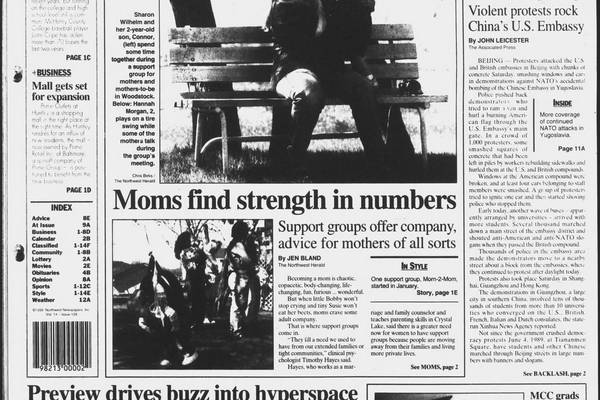 Historical covers for May 9: Moms find strength in numbers