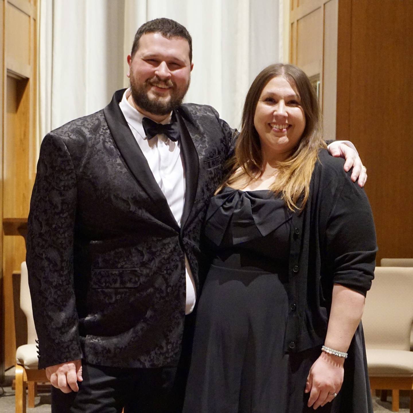 Fox Valley Opera co-founders  Brad Noffsinger Morrison and Antoinette Konow.