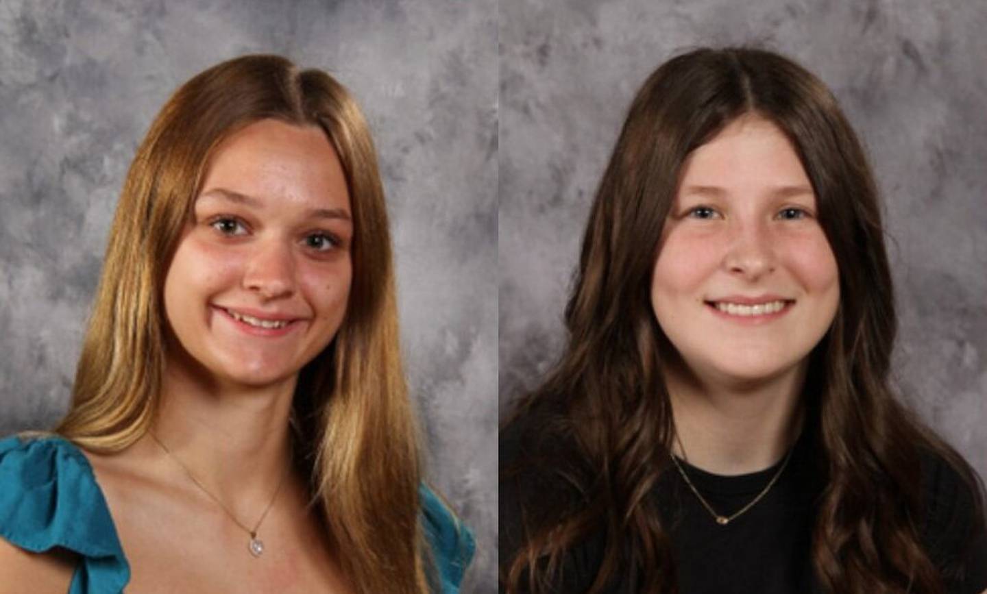 Keighley Davis (left) and Camryn Driscoll have made their college commitments to William Penn University for volleyball and Illinois Central College for basketball, respectively.