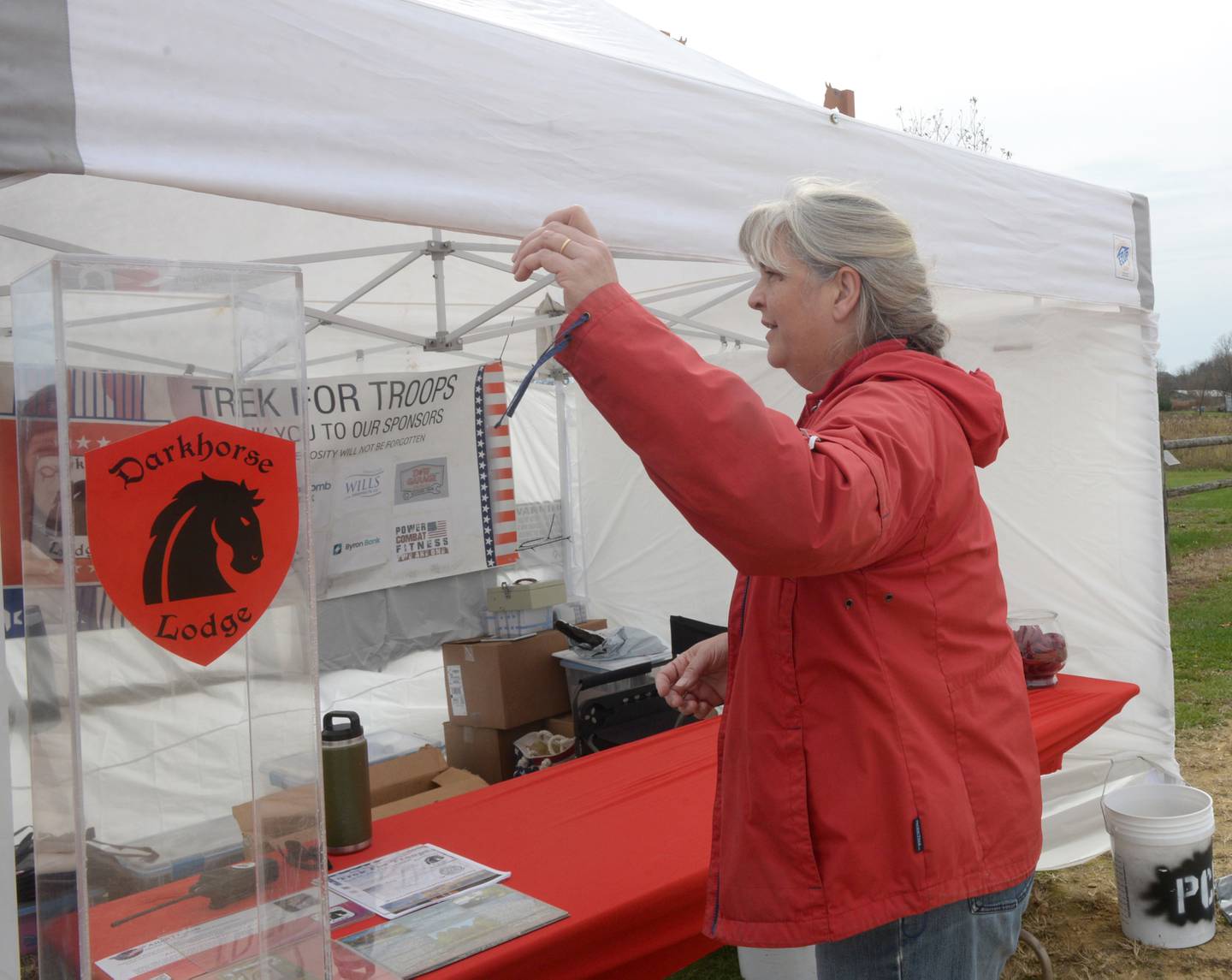 Walkers hit the trails to Trek for Troops and help a retreat for