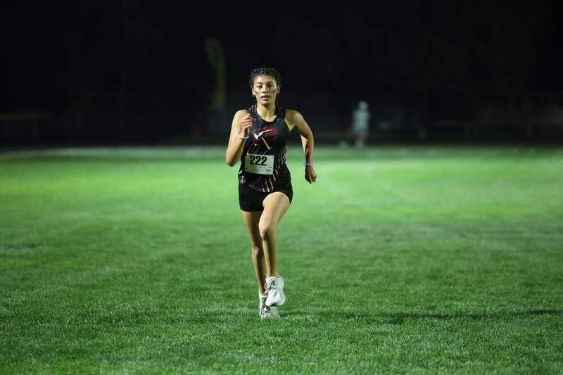 Bradley-Bourbonnais' comes in fourth during the All-City cross country meet at Bishop McNamara on Wednesday, Sept. 17, 2025.