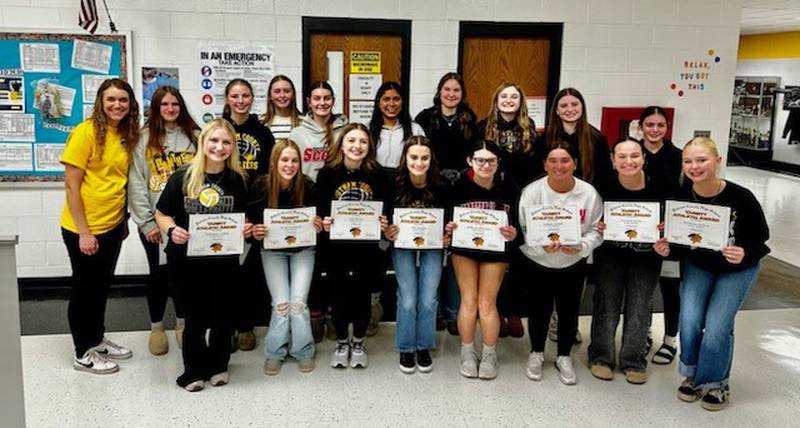 Putnam County volleyball varsity members were honored at the awards night on Wednesday, Nov. 19.