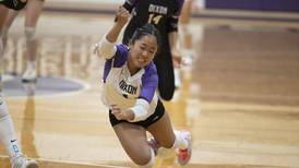 Photos: Dixon hosts Oregon at volleyball 