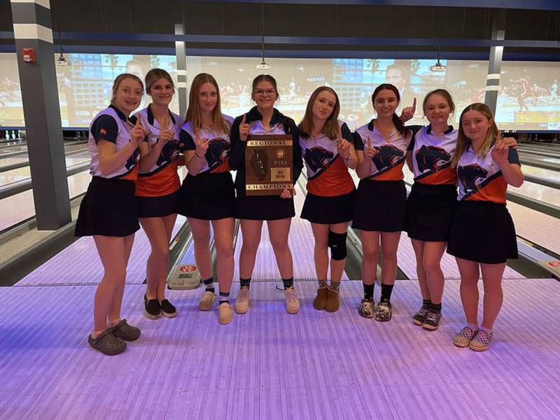 The Oswego girls bowling team won its first-ever regional title on Saturday.