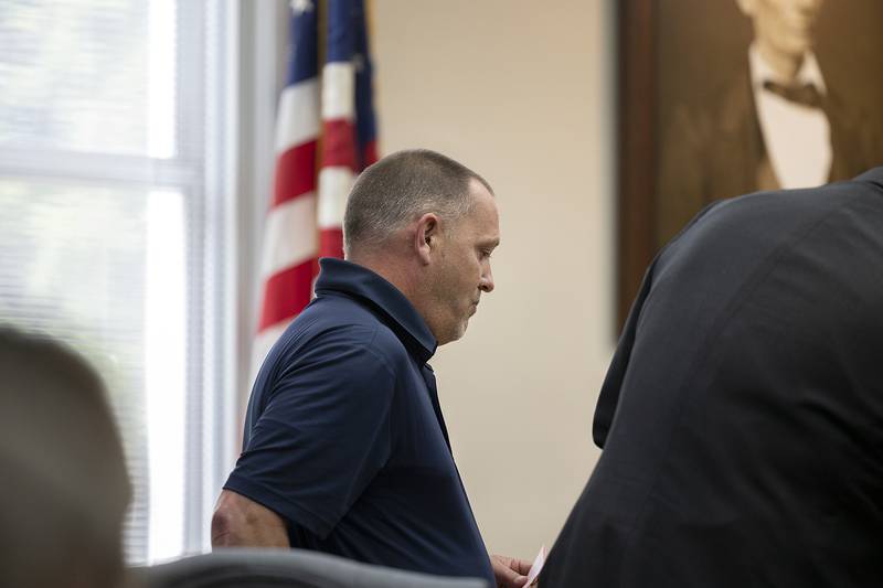 Matthew Herpstreith attends a hearing Friday, June 13, 2025 in Mt. Carroll.