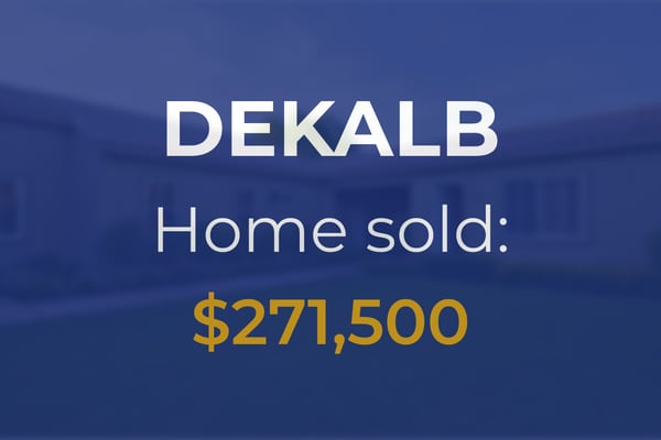 Single-family home in DeKalb goes for $271,500