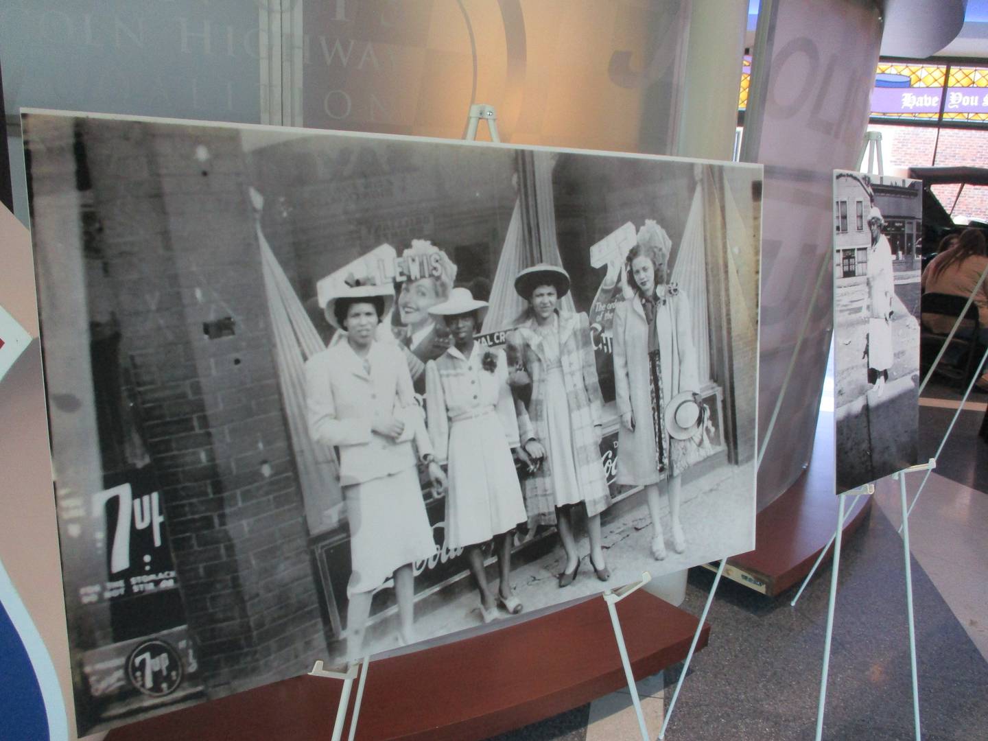Historical photographs were on display in the entry area of the Joliet Area Historical Museum in Joliet on Saturday for the "History in Our Hands" event. Feb. 22, 2025