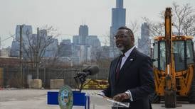Chicago Mayor Brandon Johnson, other leaders press lawmakers for more funding