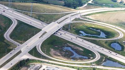 Daily I-90 lane closures for bridge work continue through September in Kane County