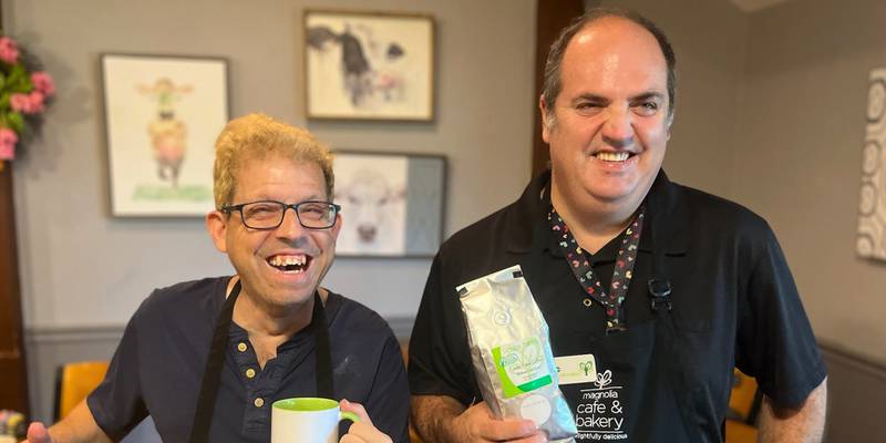 Lambs Farm, a nonprofit dedicated to helping adults with developmental disabilities lead productive, happy lives is celebrating its new coffee program at an official Coffee Launch Party from 8 a.m. to 4 p.m. Nov. 4 at the Magnolia Cafe & Bakery.