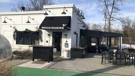 Mystery Diner in East Dundee: Mockingbird Bar + Garden offers Fox River Trail access, indoor-outdoor dining