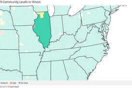 IDPH: 6 counties at ‘medium’ COVID-19 risk, all in northern Illinois