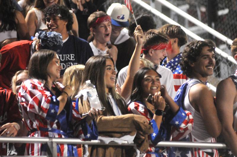 Ottawa fans cheer at King Field on Friday, Sept. 20, 2024.