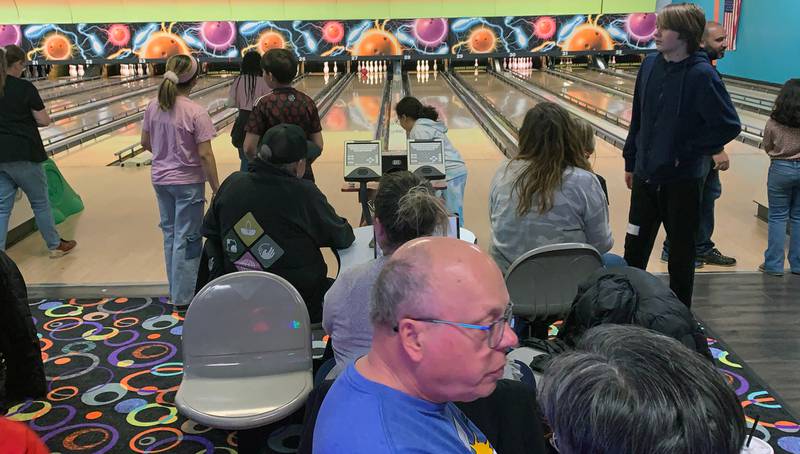 Neighbors' House hosting a family bowling event for its After School Kids Club participants with a 2024 Promise Grant