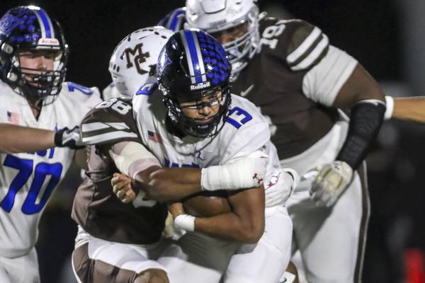 CCL/ESCC Week 12 Notebook: Mount Carmel dominates Lincoln-Way East, Nazareth rallies to stun Lake Zurich