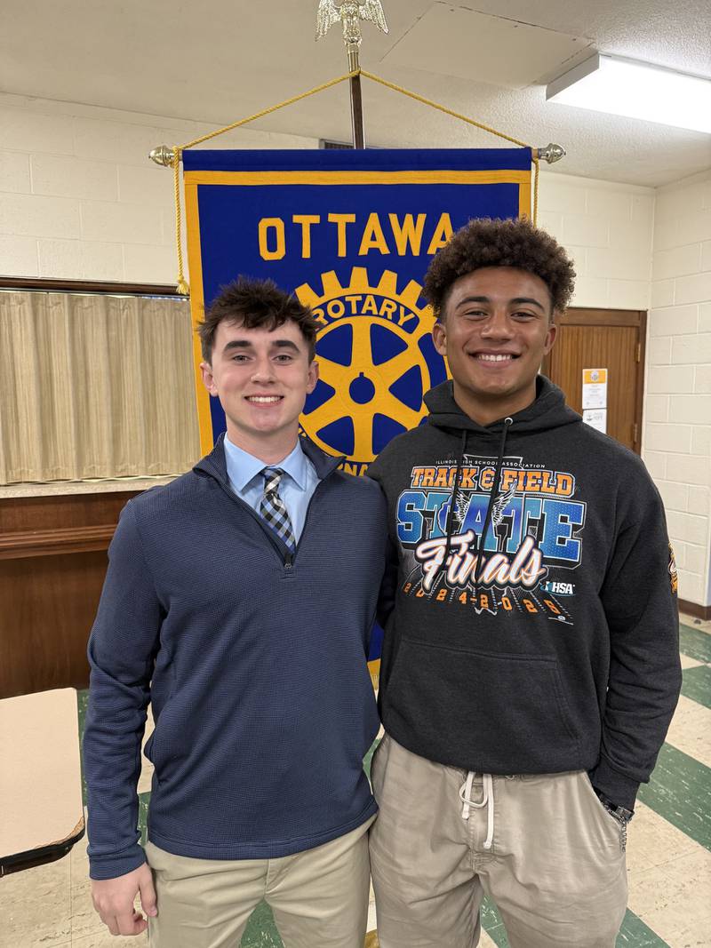 The Rotary Club of Ottawa Sunrise has recognized two high school seniors as January Students of the Month.