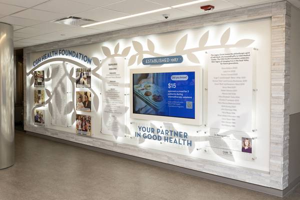 CGH Health Foundation unveils new donor wall 